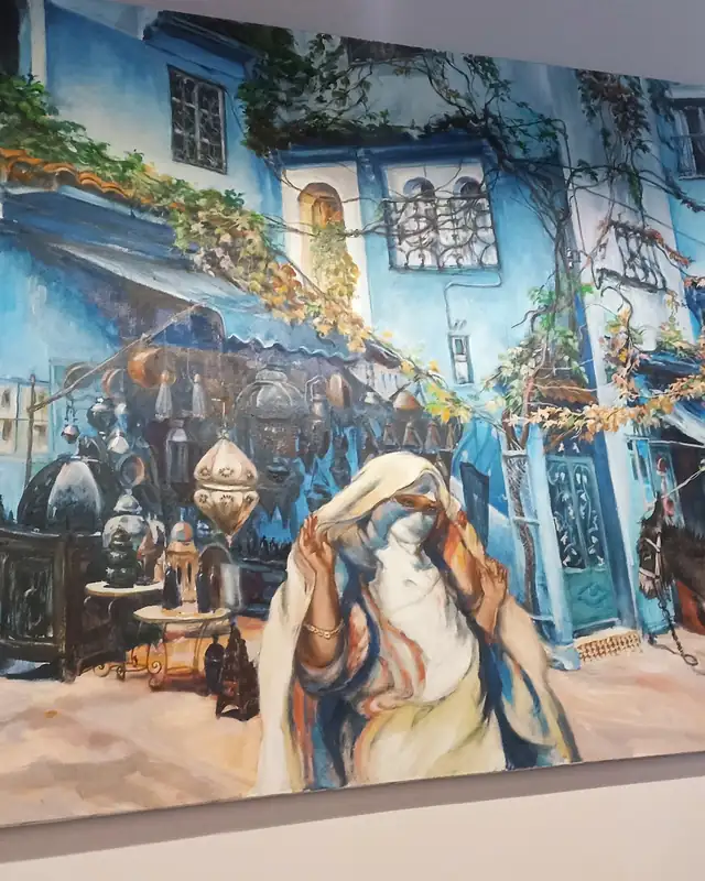 Mural na ścianie